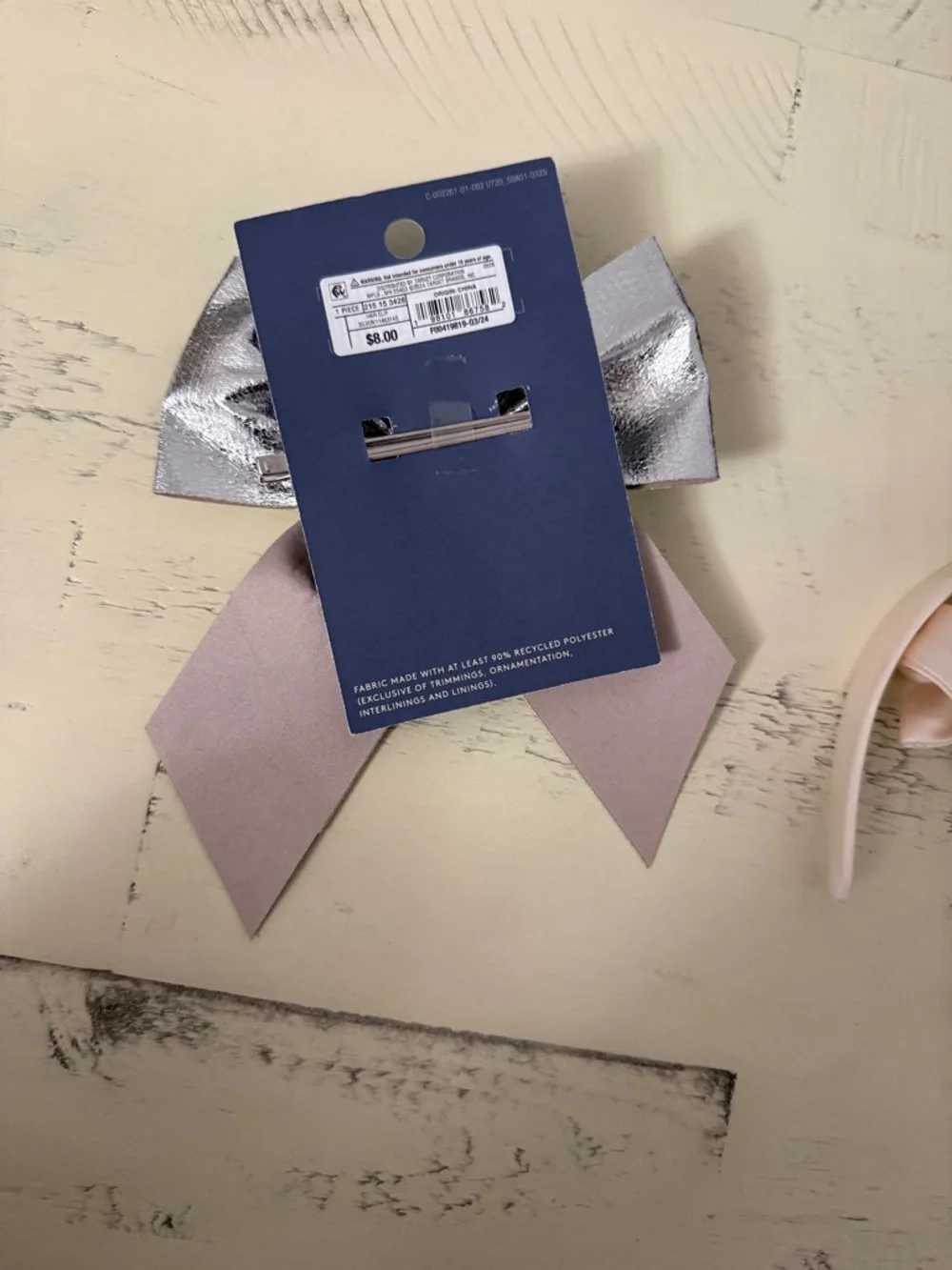 kate spade Girls Hair Accessory Set - Silver, White, Pink, Rainbow and earrings!